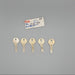 5x Yale R13 1/2 Key Blanks JF Keyway Nickel Silver 5 Pin NOS 3