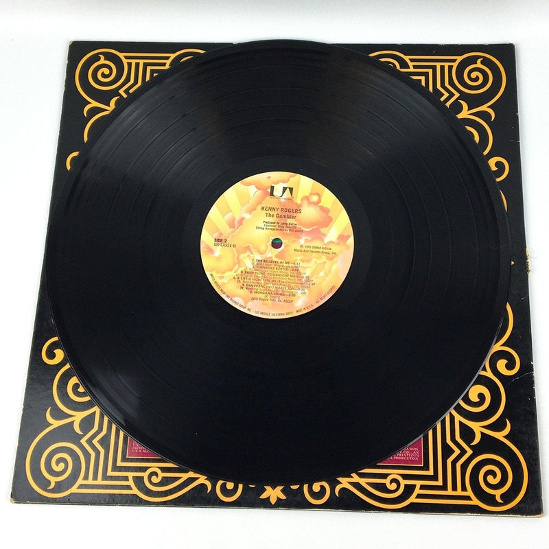 Kenny Rogers The Gambler Record 33 RPM LP UA-LA934-H United Artists 1978 5