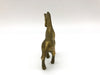 Vintage Solid Brass Giraffe Figurine Statue Etched Spots Detailed 3.5in Tall 4