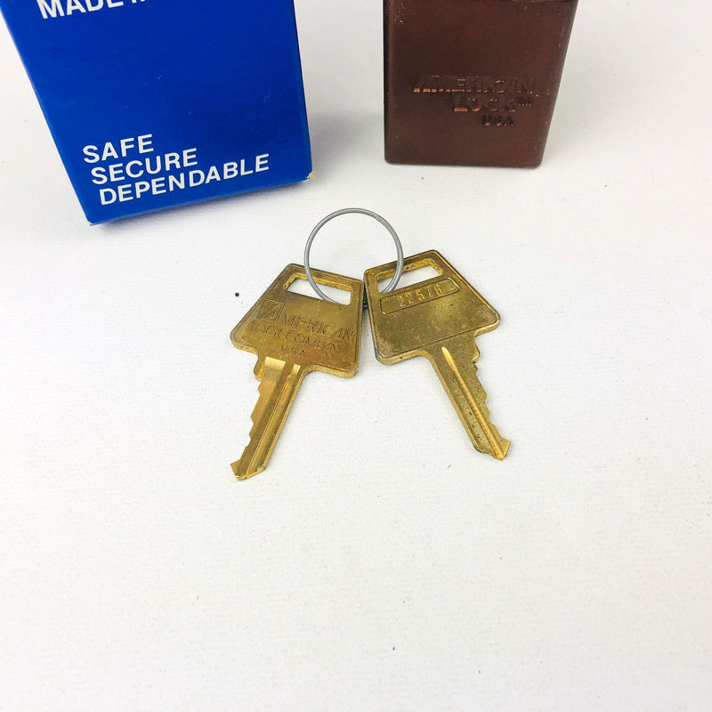 Vintage American Lock Company Steel Ball Padlock Model 1106D KA22576 New NOS 4