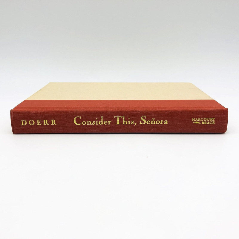 Consider This Senora Hardcover Harriet Doerr 1993 Mexico Americans 3