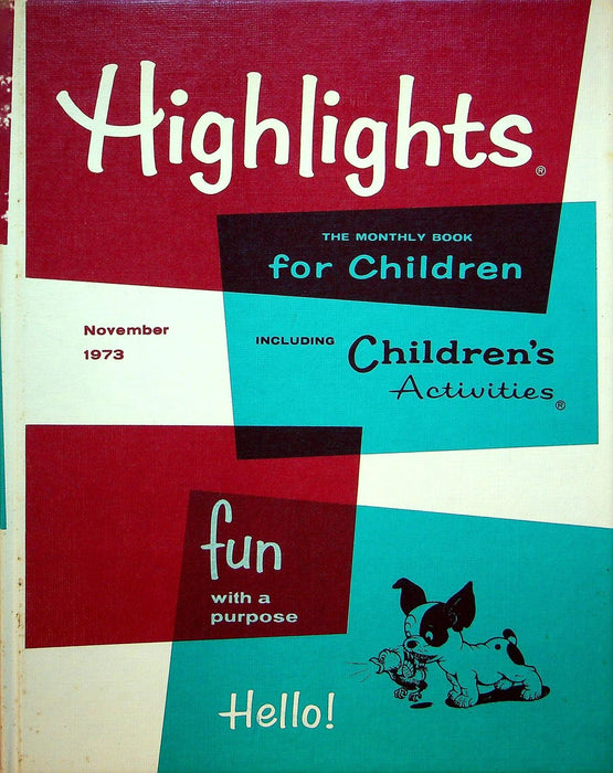 Highlights for Children November 1973 Vol 28 No 9 Monthly Book 1