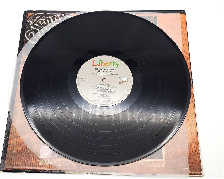 Kenny Rogers Greatest Hits LP Record Liberty 1980 LOO-1072 6