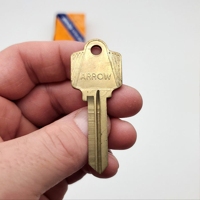NA43 Key Blank – Nickel Finish, Uncut, For Locks & Ignition Systems – Locksmith-Ready Replacement Key