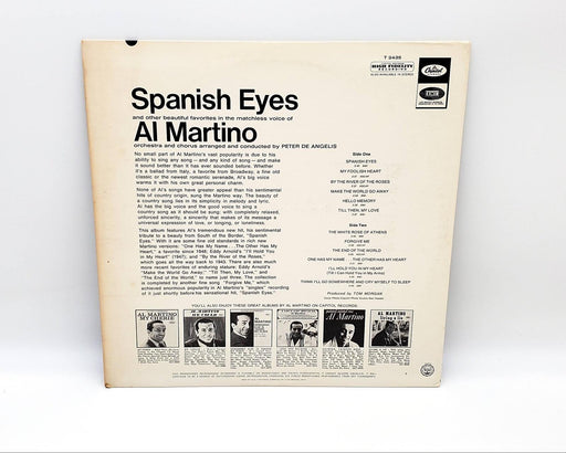 Al Martino Spanish Eyes LP Record Capitol Records 1972 ST 2435 2
