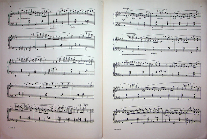 Fountains at Versailles James Francis Cooke Vintage Sheet Music 1934 Presser 3