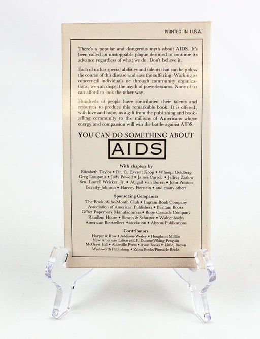 You Can Do Something About Aids - Sasha Alyson -1988 - New 2