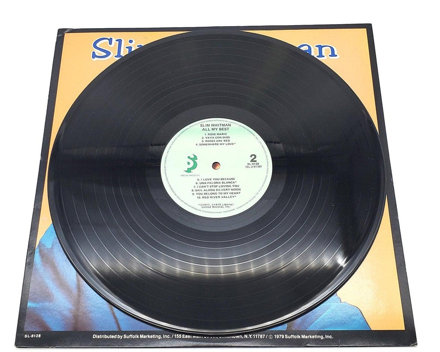 Slim Whitman All My Best 33 RPM LP Record Liberty Records 1979 SLU-8128 6