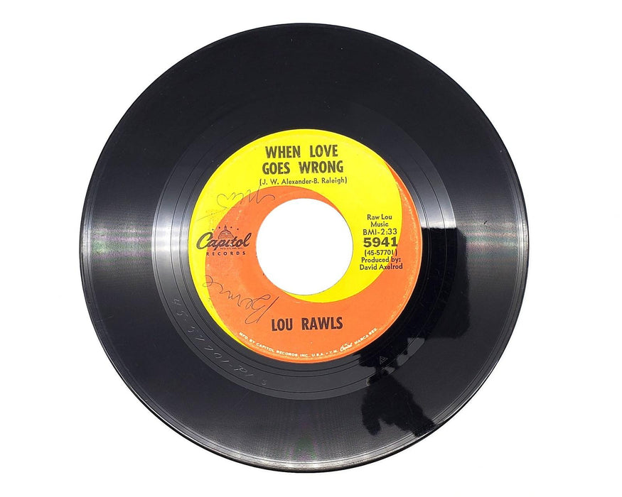 Lou Rawls Show Business 45 RPM Single Record Capitol Records 1967 5941 2