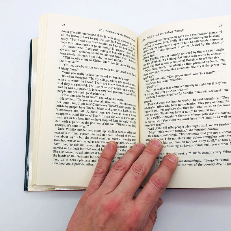 Dorothy Gilman Book Mrs. Pollifax And The Golden Triangle Hardcover 1988 1st Ed 9