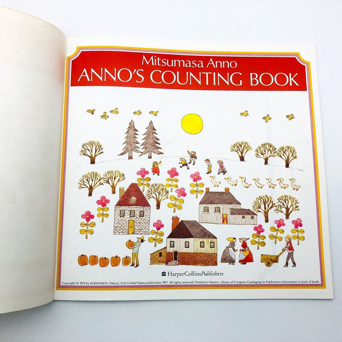 Anno's Counting Book Paperback Mitsumasa Anno 1977 Number Recognition Blocks 6