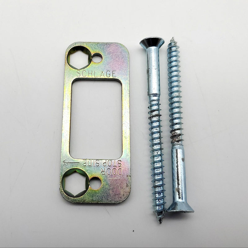 3x Schlage Door Frame Strike Reinforcers 10-094 & 10-108 Strikes NOS