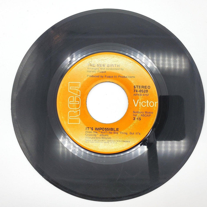 New Birth Honeybee / It's Impossible 45 RPM Single Record RCA 1971 74-0520 2