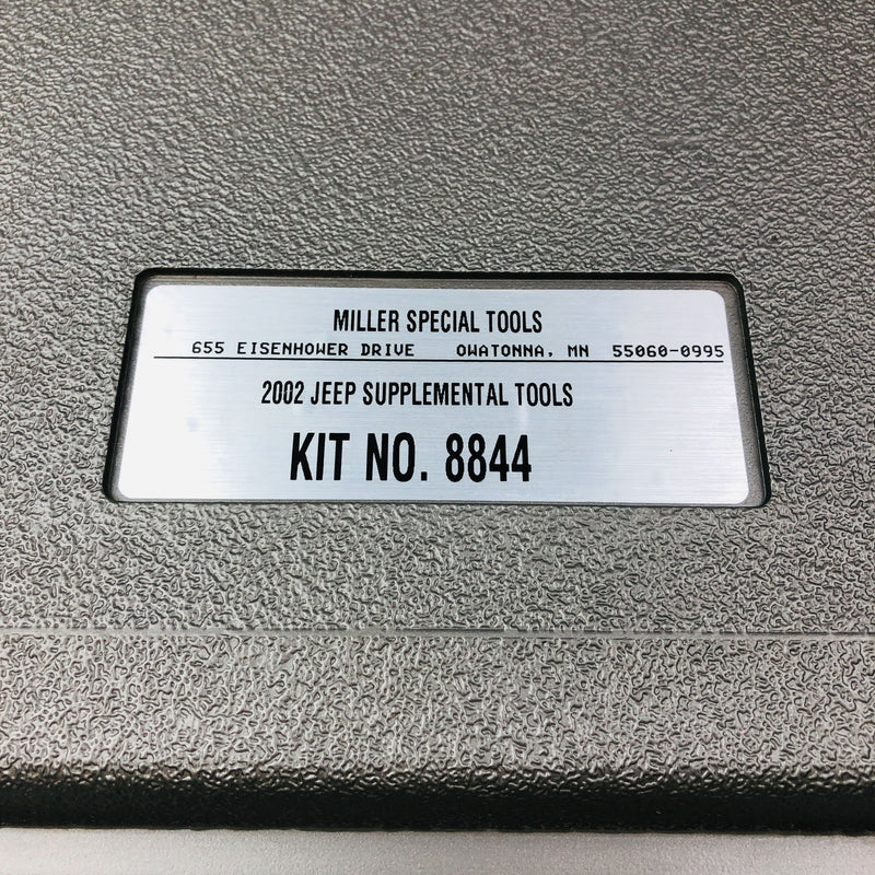 Miller Special Tools 8844 For 2002 Jeep Supplemental Speciality Tools Incomplete