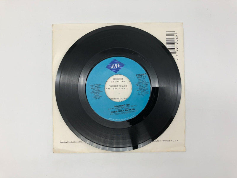 Jonathan Butler Holding On Record 45 RPM Single 1063-7-J Jive 1986 Picture 7" 4