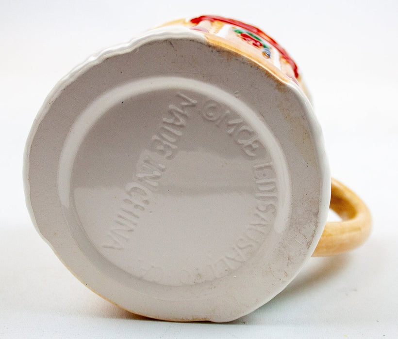MCE Edi Sausalito: Ceramic Christmas Holiday Mugs - Snow Cottage, Set Of 2 | IOB 6