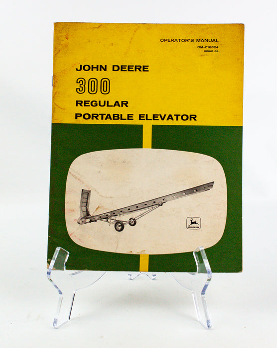 John Deere 300 Regular Portable Elevator Manual - OM-C18624 Issue GB