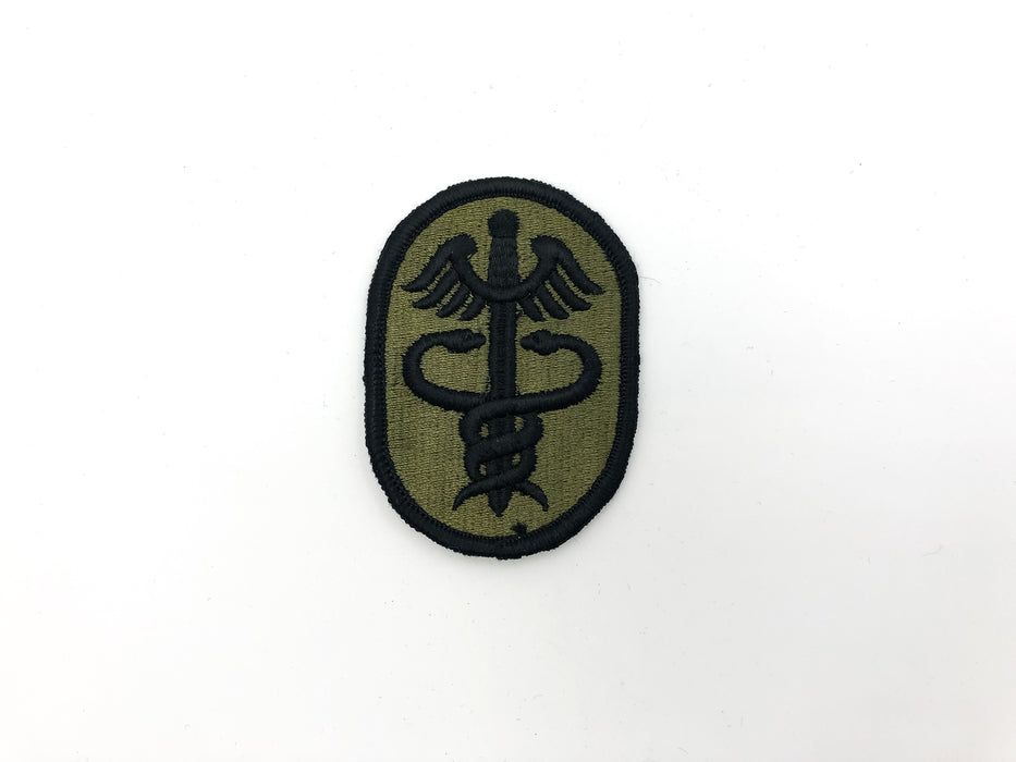 US Army Health Services Command Meddac Patch Vintage Military Insignia Subdued