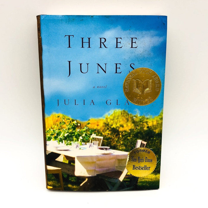 Three Junes Hardcover Julia Glass 2002 Love Death Loss Fathers Sons Scottish 1