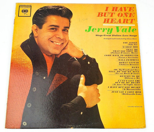 Jerry Vale I Have But One Heart Record LP CL 1797 Columbia 1962 1