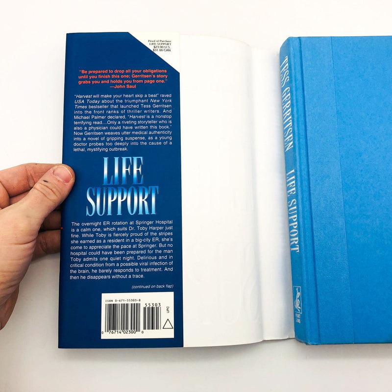 Tess Gerritsen Book Life Support Hardcover 1997 1st Edition Medical Suspense 6