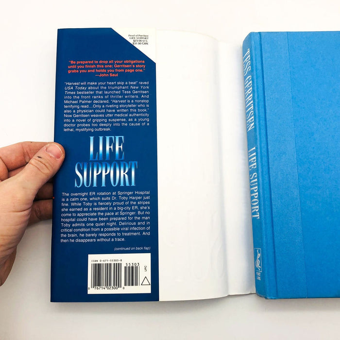 Tess Gerritsen Book Life Support Hardcover 1997 1st Edition Medical Suspense 6