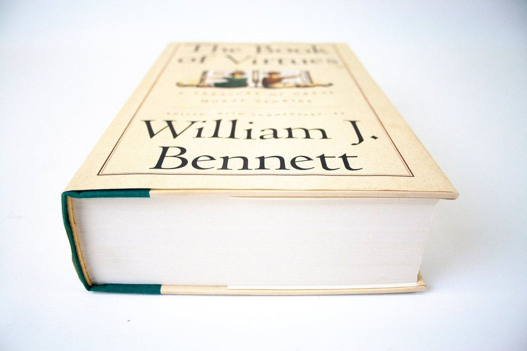 The Book Of Virtues Hardcover Great Moral Stories William J. Bennett 1993 6