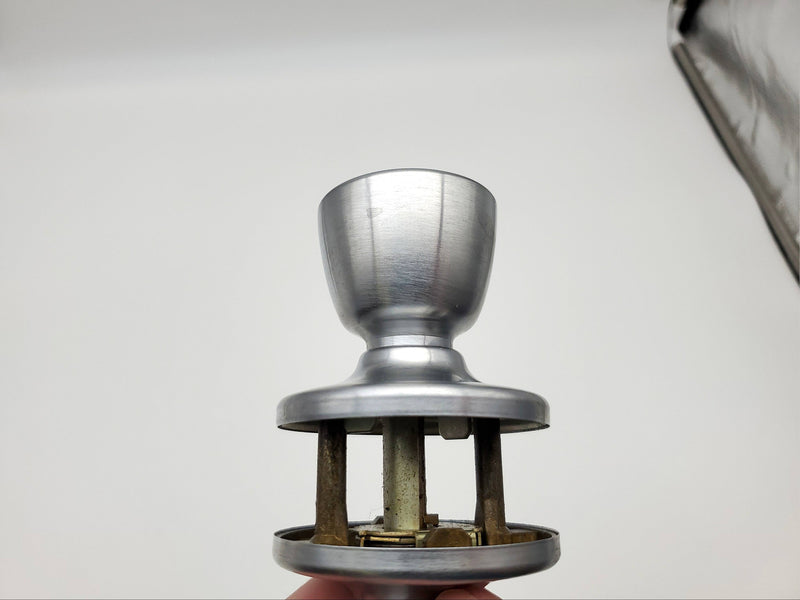 Kwikset Door Knob Privacy Lock Satin Chrome Bel Air Knob Only USA Made NOS