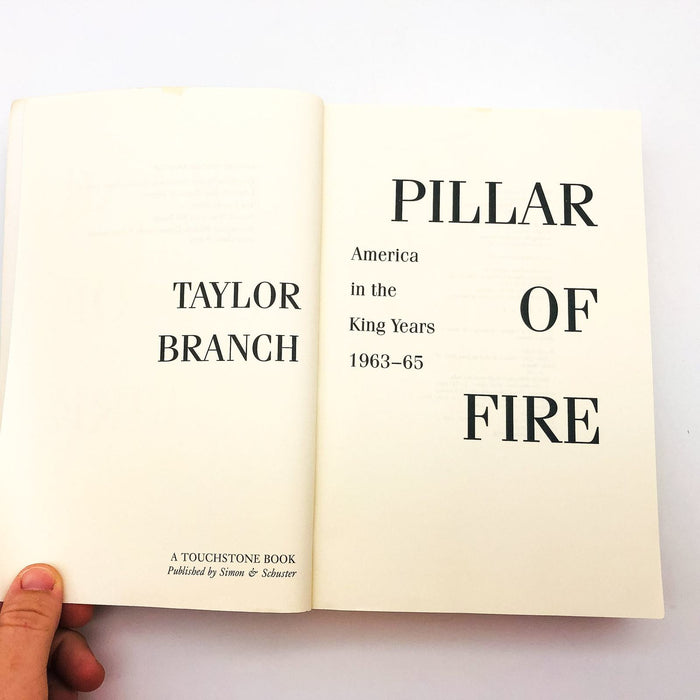 Pillar Of Fire Paperback Taylor Branch 1998 Martin Luther King Jr 1st Edition 7