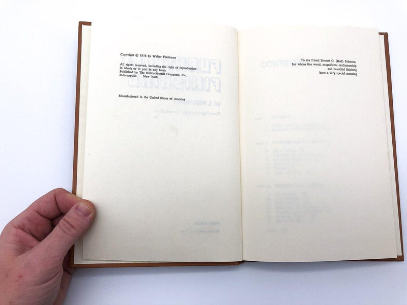 Furniture Finishing W. I. Fischman 1978 Bobbs-Merrill Company Hardcover 7