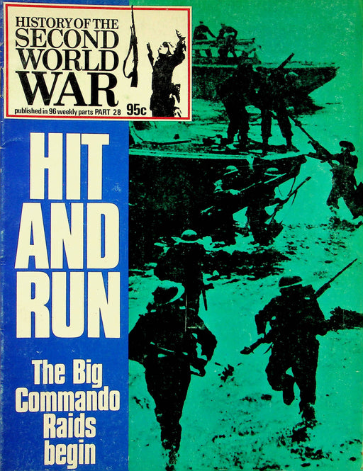 History Second World War WW2 Magazine 1973 Part 28 Hit and Run Commando Raids 1