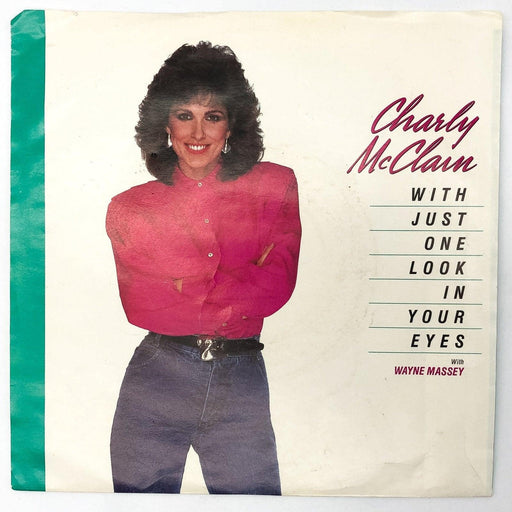 Charly McClain Just One Look in Your Eyes Record 45 Single 34-05398 Epic 1985 1