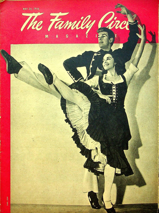 The Family Circle Magazine May 24 1946 Vol 28 No 21 Couple Ballet Dancing 1