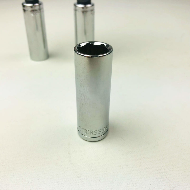 3ct 16mm Deep Socket 3/8 Drive 6 Point Metric Chrome Vanadium Thorsen 61316 New