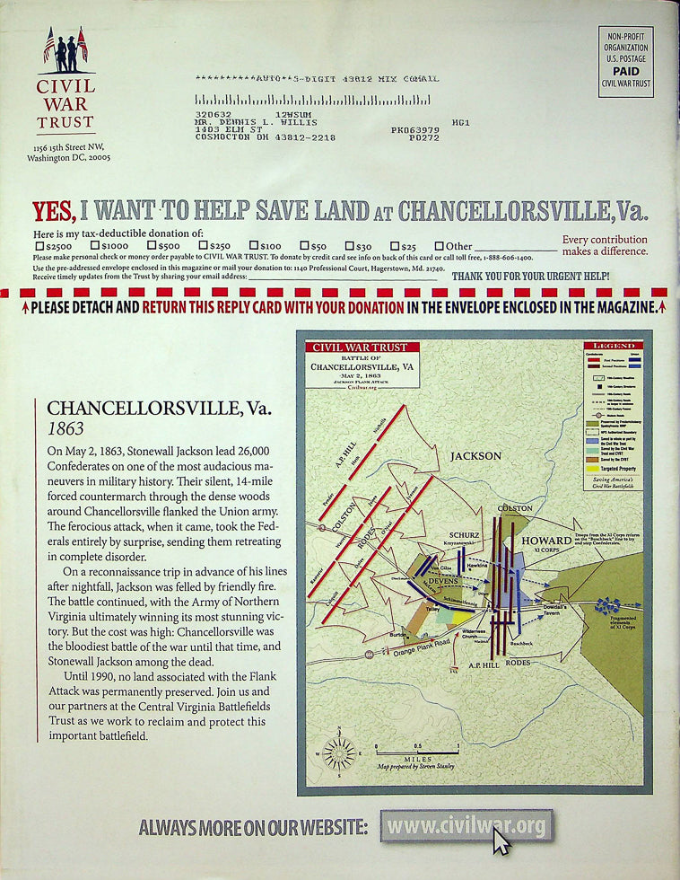 Hallowed Ground Magazine Summer 2012 Vol 13 No 2 14 Key Acres- Chancellorsville 3