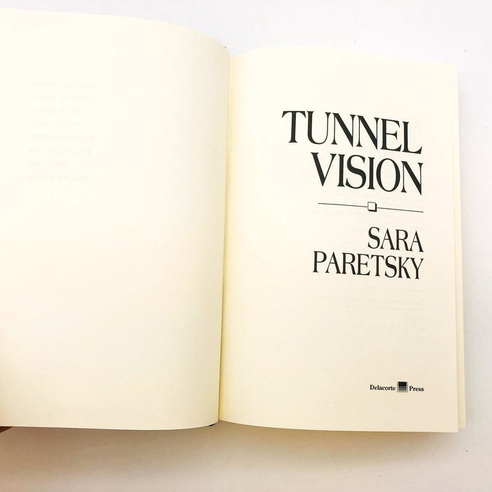 Tunnel Vision Hardcover Sara Paretsky 1994 1st Edition Private Eye Warshawski 7