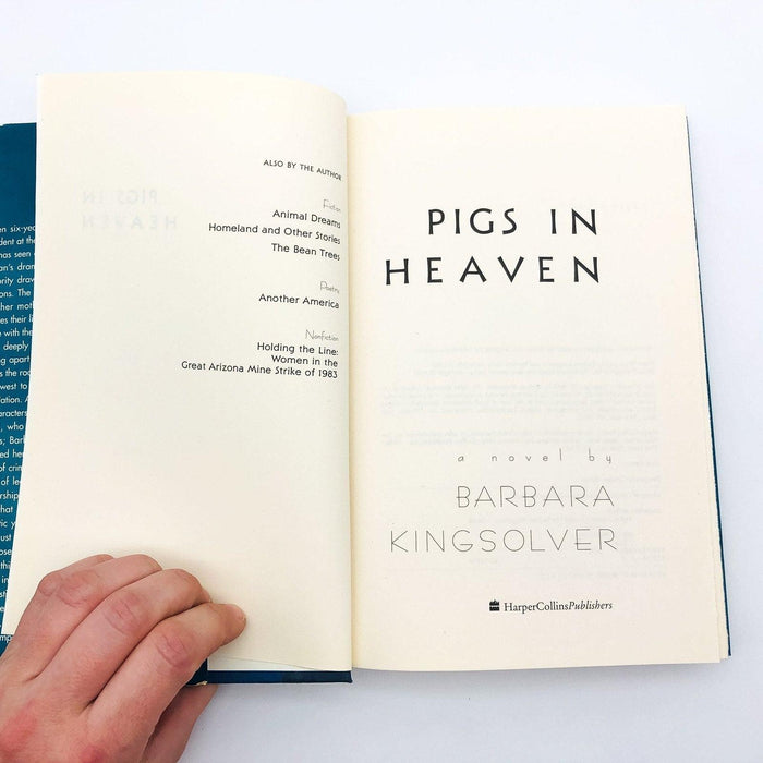 Pigs in Heaven Hardcover Barbara Kingsolver 1993 Rural Kentucky Cherokee Nation 7