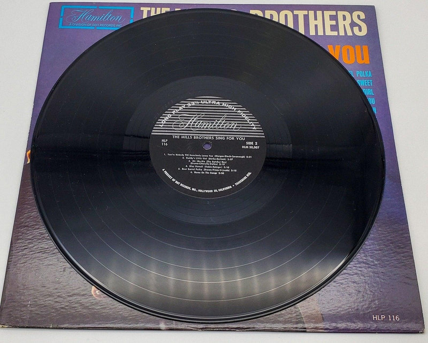 The Mills Brothers Sing For You 33 RPM LP Record Hamilton 1964 HLP 12116 6