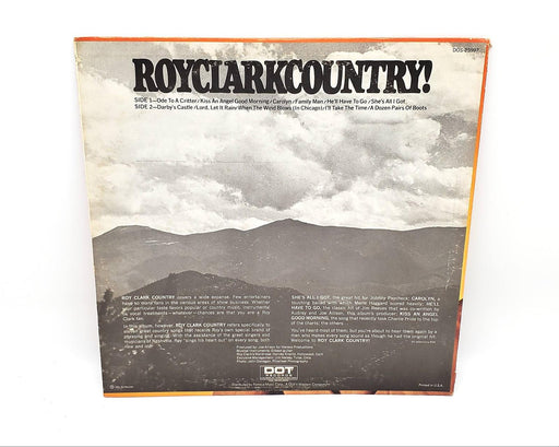 Roy Clark Country! 33 RPM LP Record Dot Records 1972 DOS-25997 2