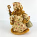 Main Joy Limited Santa Claus 12" Tree Topper Christmas Fur Rose Gold Elegant 8
