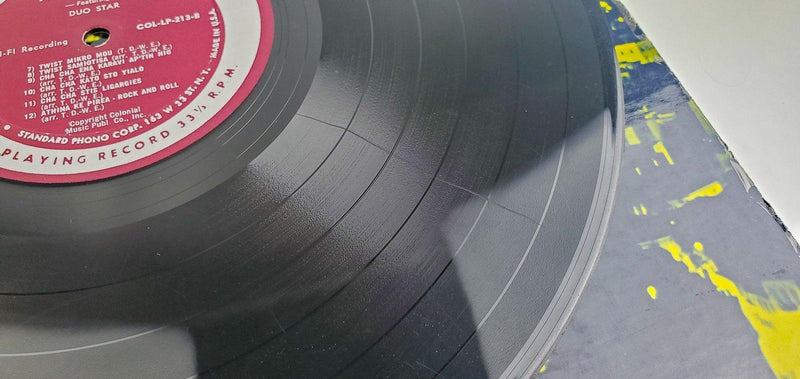 Duo Star with Orchestra Athens Sings 33 RPM LP Record Colonial 1963 COL-LP-213 7