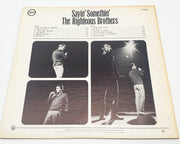 The Righteous Brothers Sayin' Somethin' 33 RPM LP Record Verve Records 1967 2