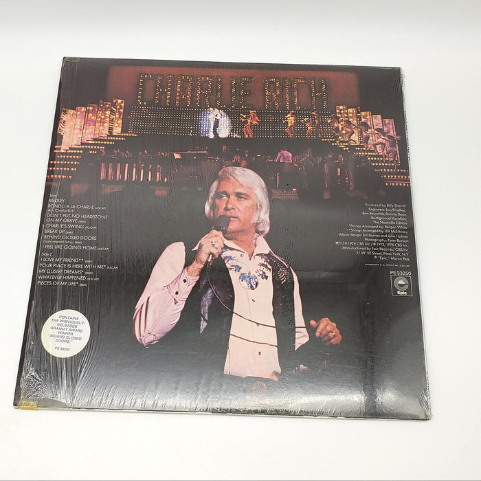 Charlie Rich The Silver Fox LP Record Epic 1974 PE 33250 IN SHRINK 2