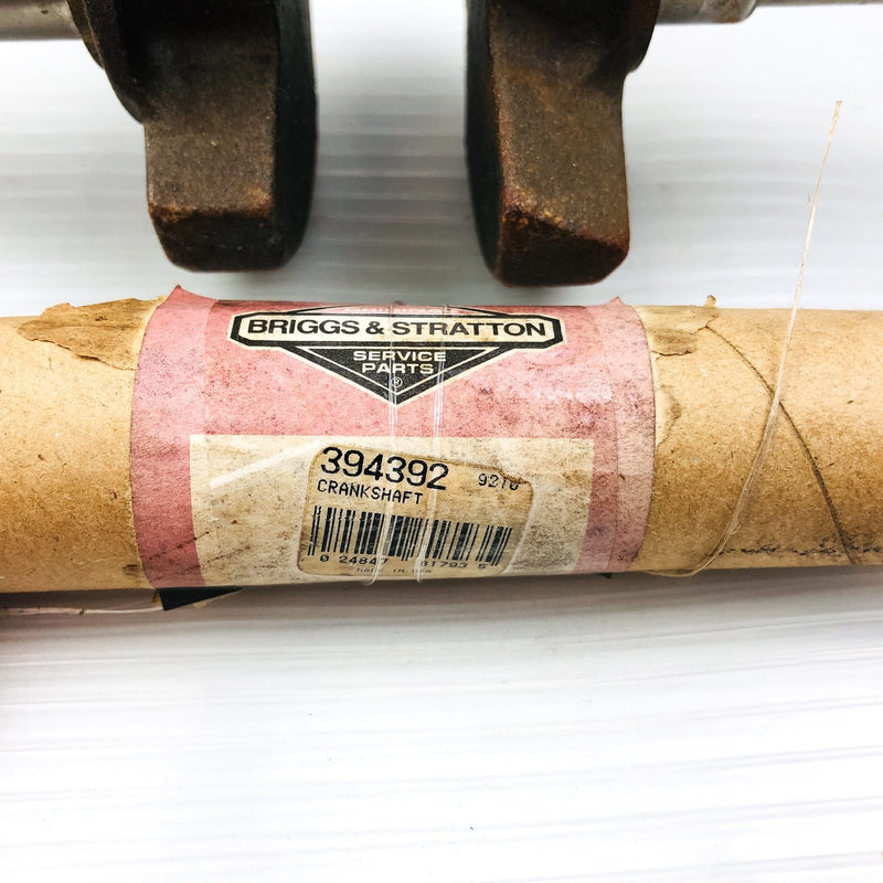 Briggs and Stratton 394392 Crankshaft for Lawn Mower Engine Genuine OEM New 2 2