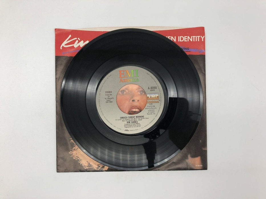 Kim Carnes Mistaken Identity Record 45 RPM Single A-8098 Emi America 1981 5
