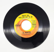 Al Martino Painted, Tainted Rose 45 RPM Single Record Capitol Records 1963 5000 2