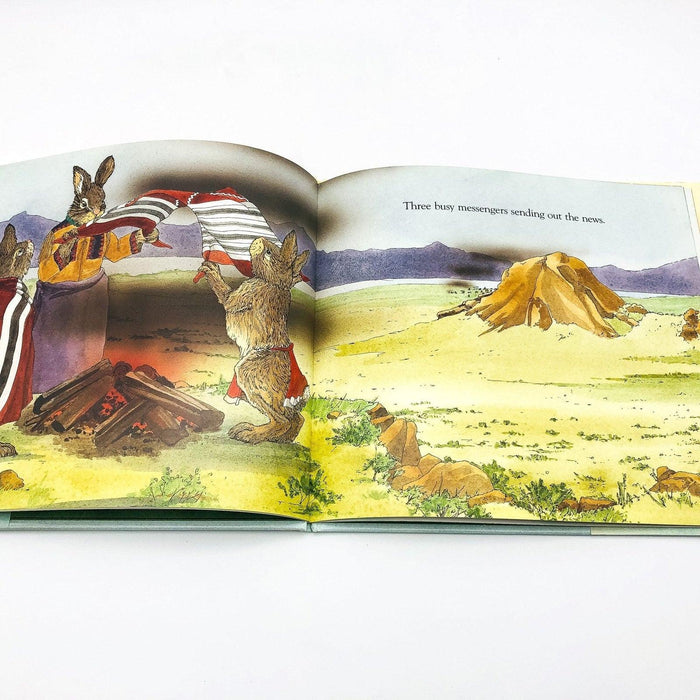 Ten Little Rabbits Hardcover Virginia Grossman 1991 Counting Native American 10