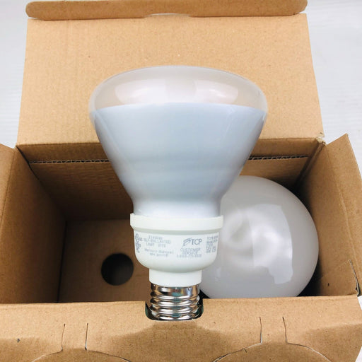 Flood Light Bulb 65W 14W Soft White Long-Life 7 Yr TCP 8030142 R30 Pack of 2 1