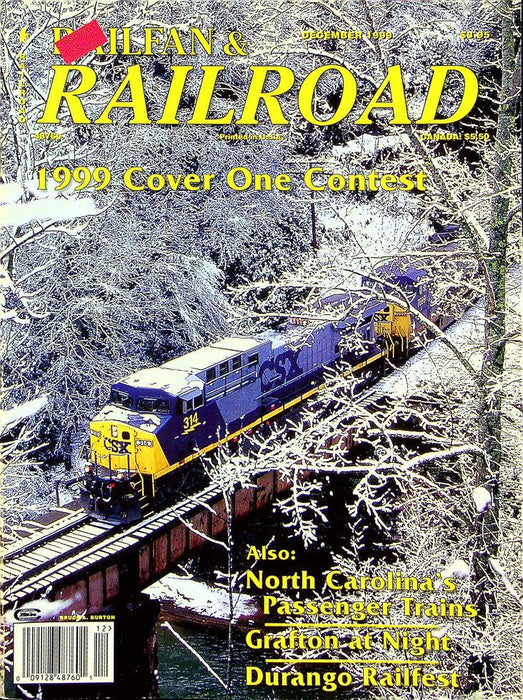 Railfan & Railroad Magazine December 1999 Vol 18 No 12 1999 Cover One Contest