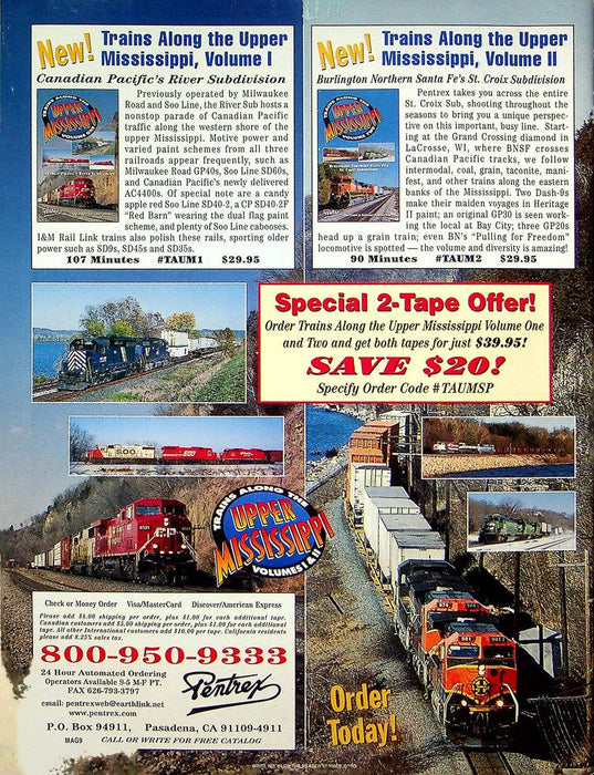 Trains Magazine May 2000 Vol 60 No 5 Super Power Steam The Whole Story